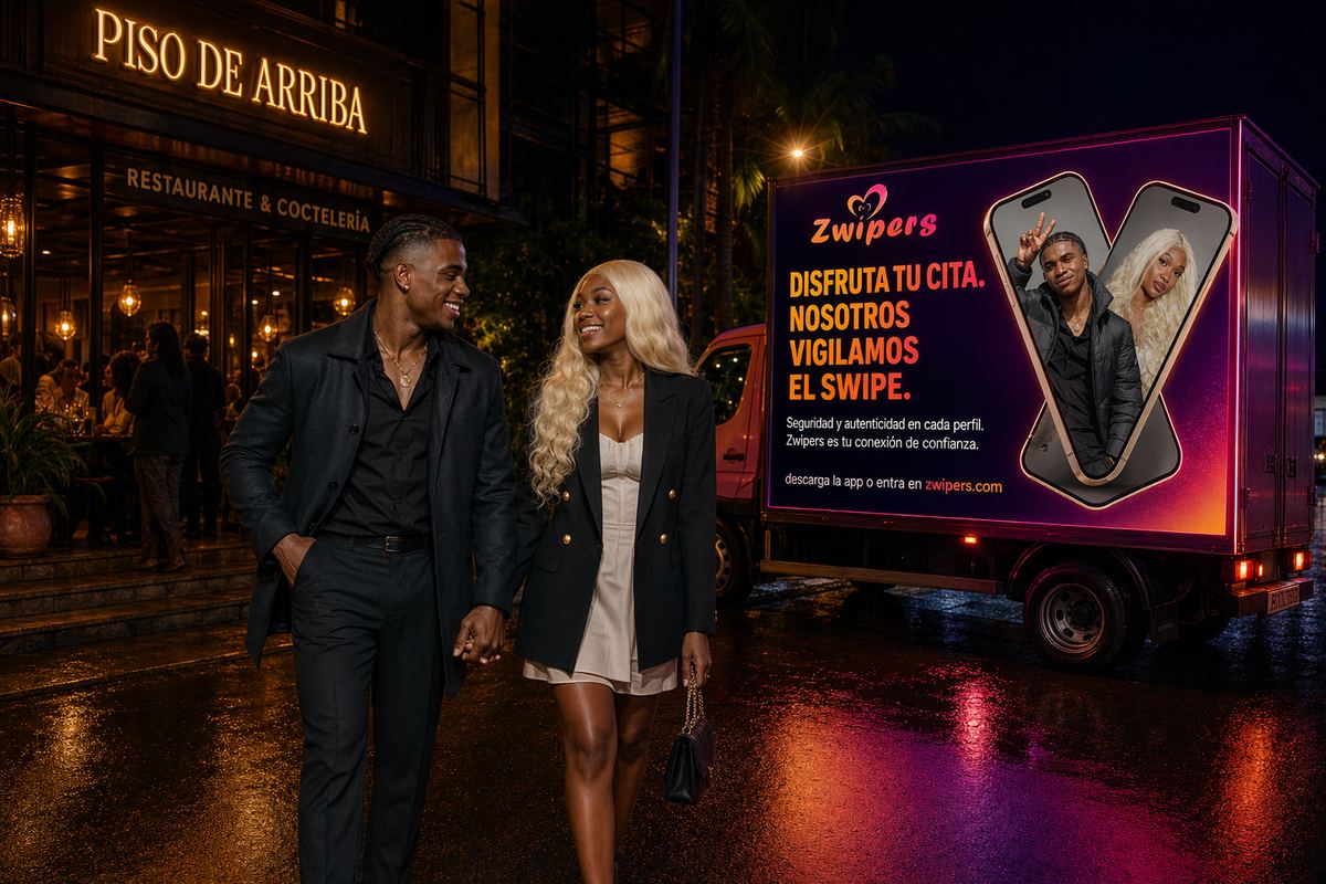 Pareja disfrutando una cita gracias a Zwipers